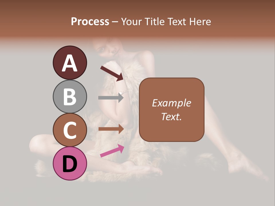 Body Lady Grey PowerPoint Template