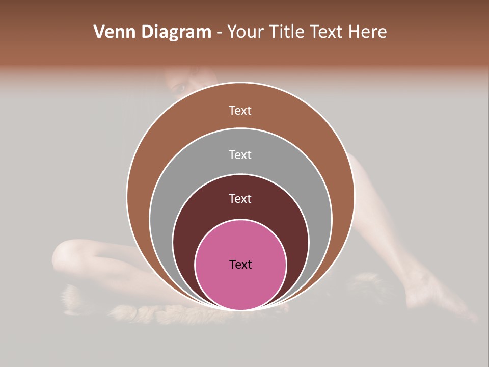 Body Lady Grey PowerPoint Template