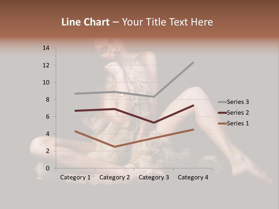 Body Lady Grey PowerPoint Template