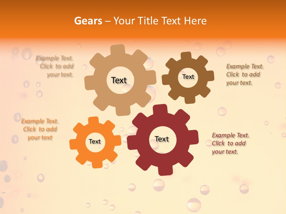 Textured Lager Background PowerPoint Template