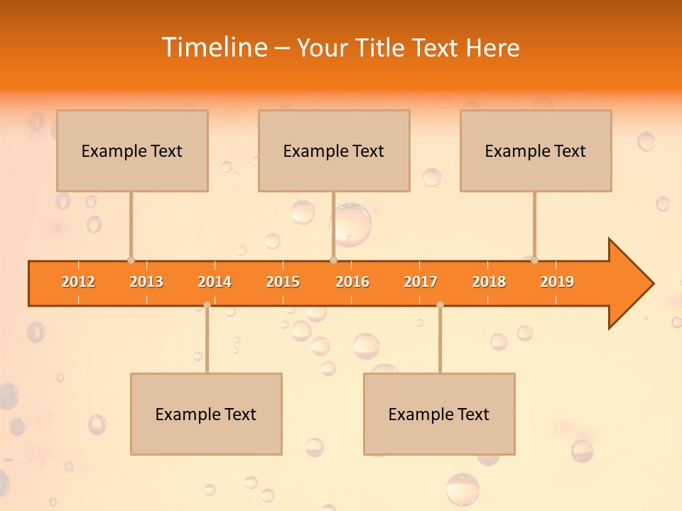 Textured Lager Background PowerPoint Template