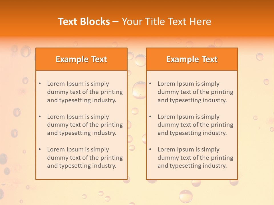 Textured Lager Background PowerPoint Template