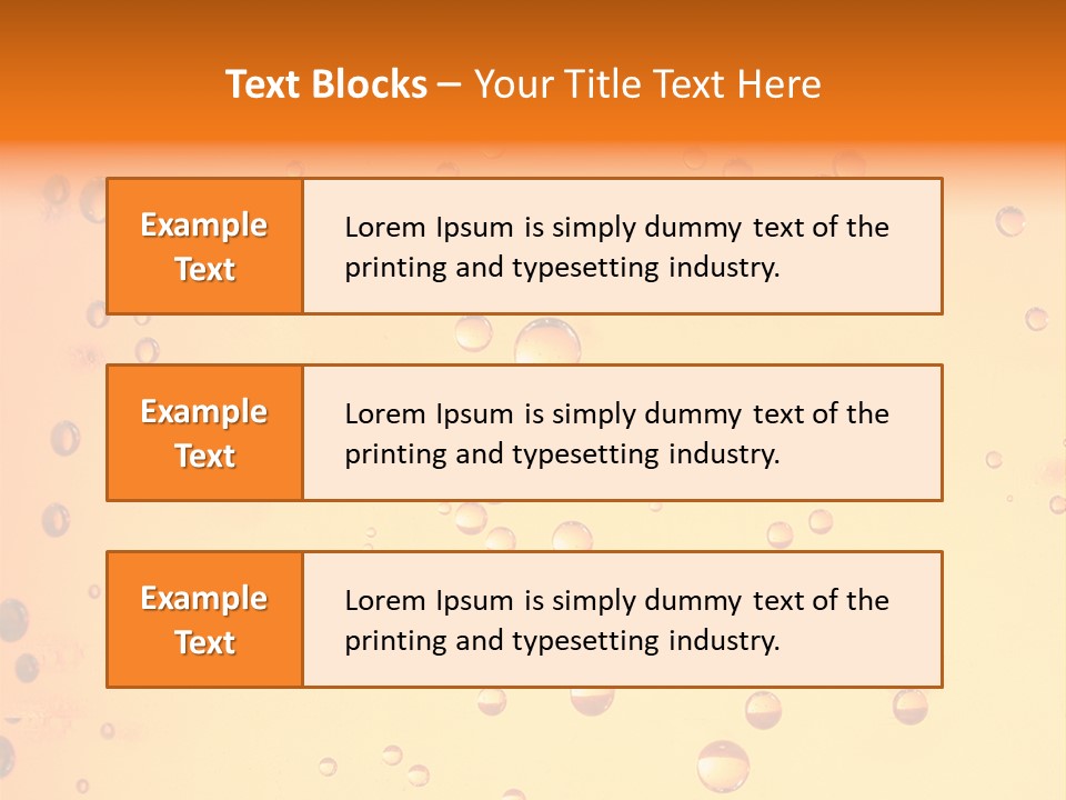Textured Lager Background PowerPoint Template