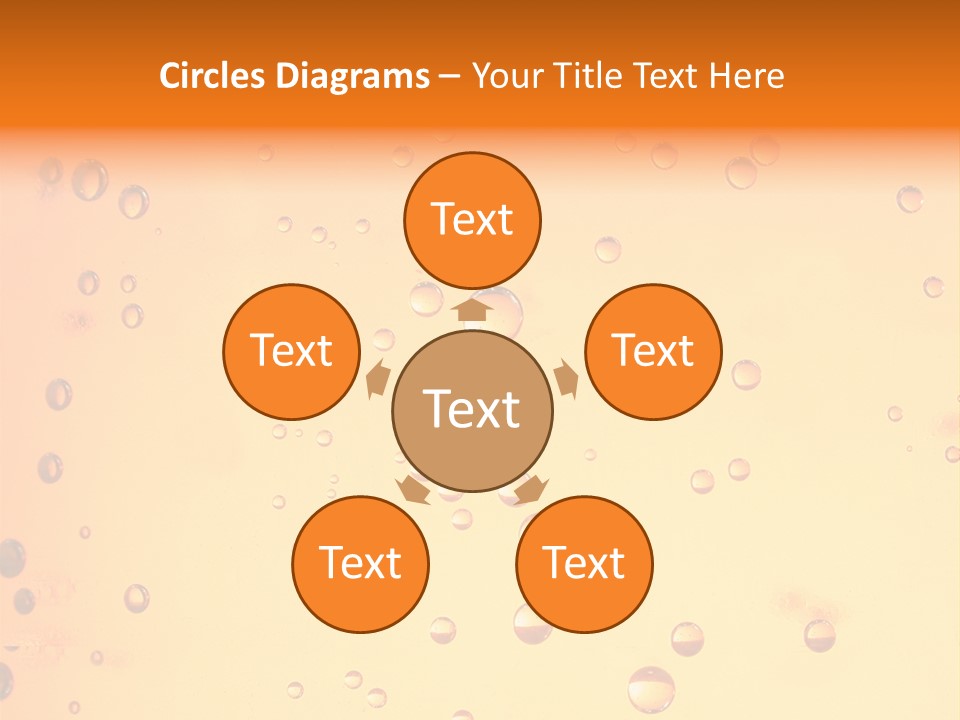 Textured Lager Background PowerPoint Template