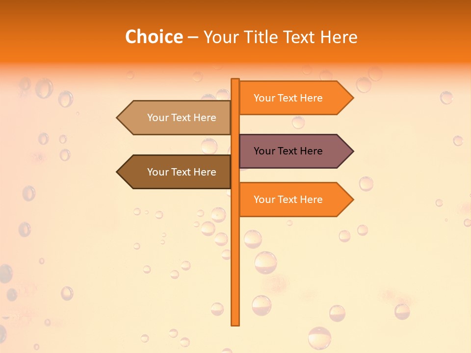 Textured Lager Background PowerPoint Template