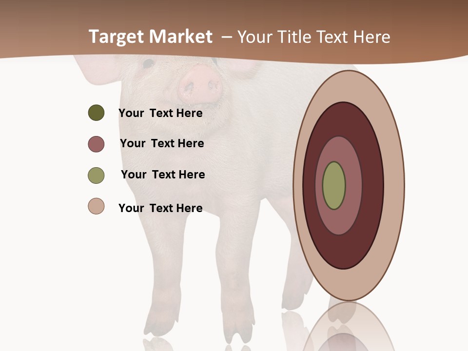 Image Shot Pig PowerPoint Template