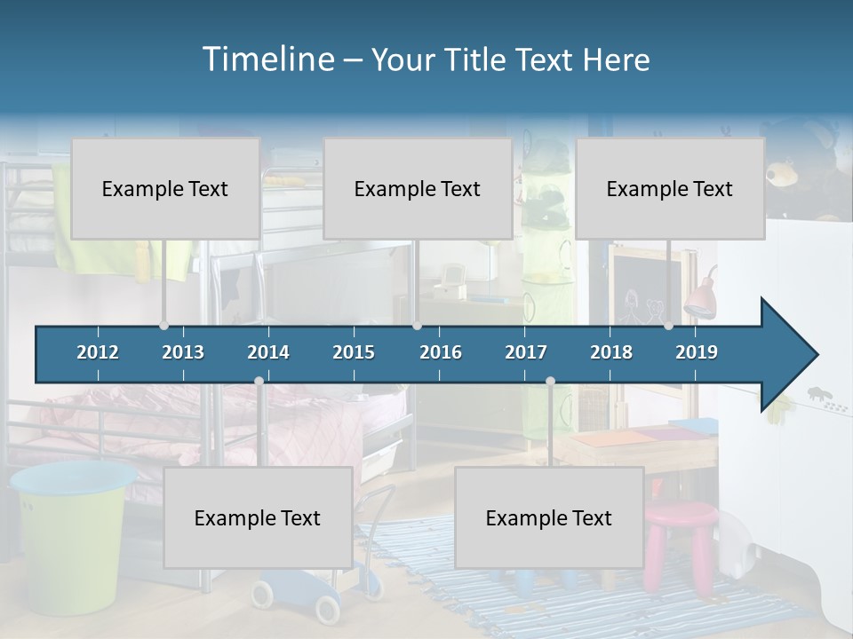Interior Home Girl PowerPoint Template