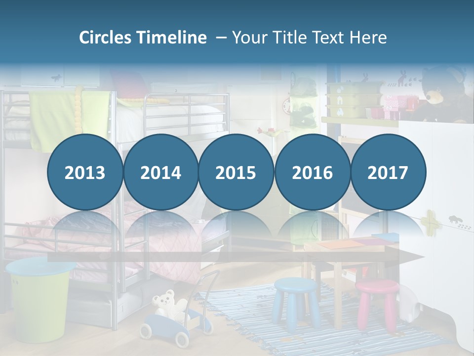 Interior Home Girl PowerPoint Template