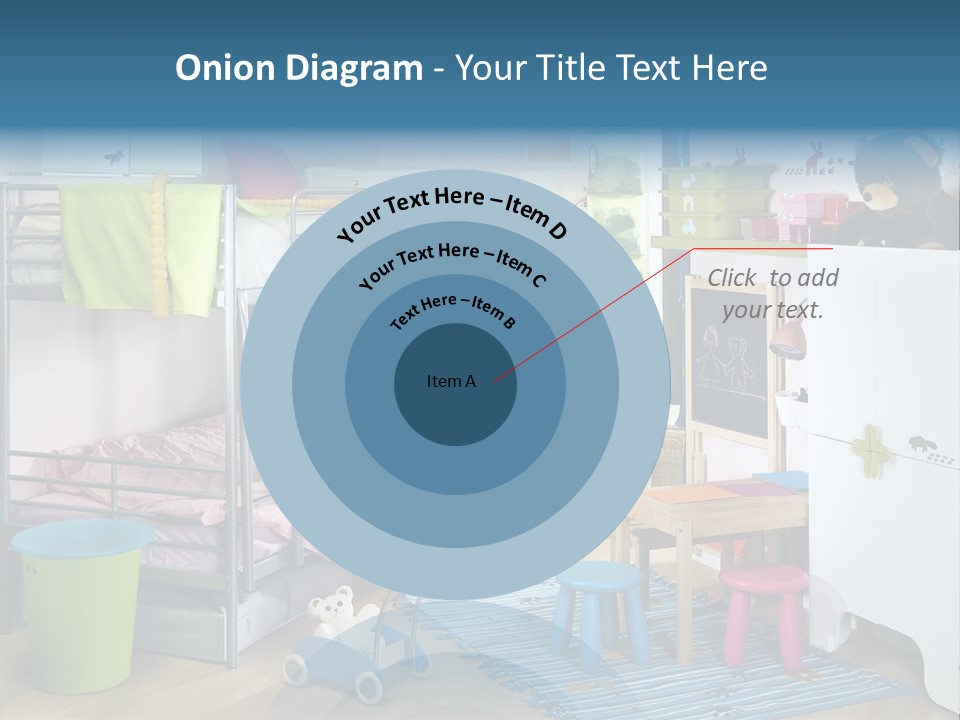 Interior Home Girl PowerPoint Template