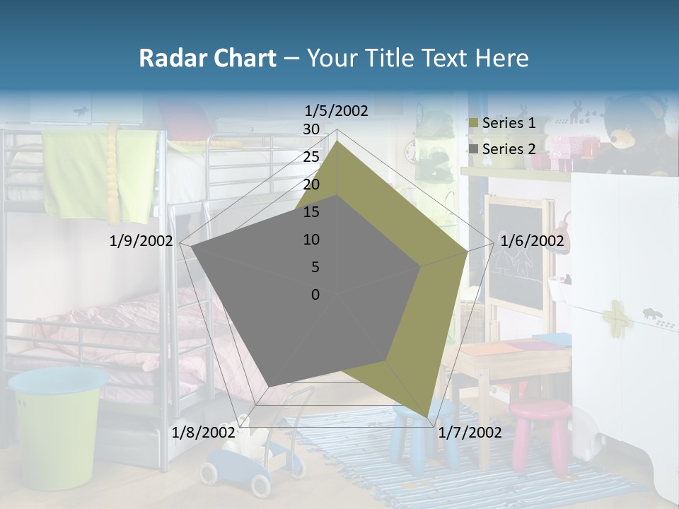 Interior Home Girl PowerPoint Template