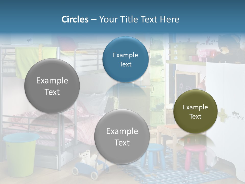 Interior Home Girl PowerPoint Template