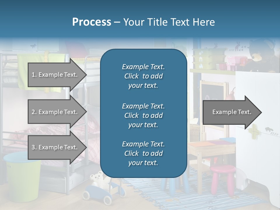 Interior Home Girl PowerPoint Template