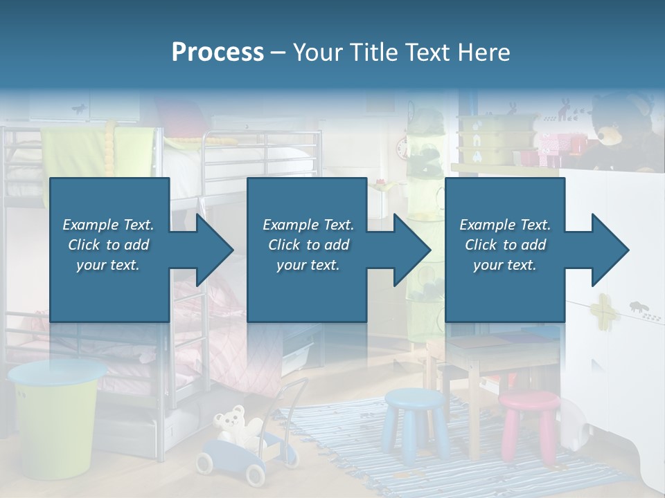 Interior Home Girl PowerPoint Template