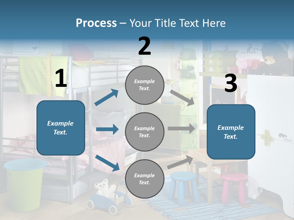 Interior Home Girl PowerPoint Template