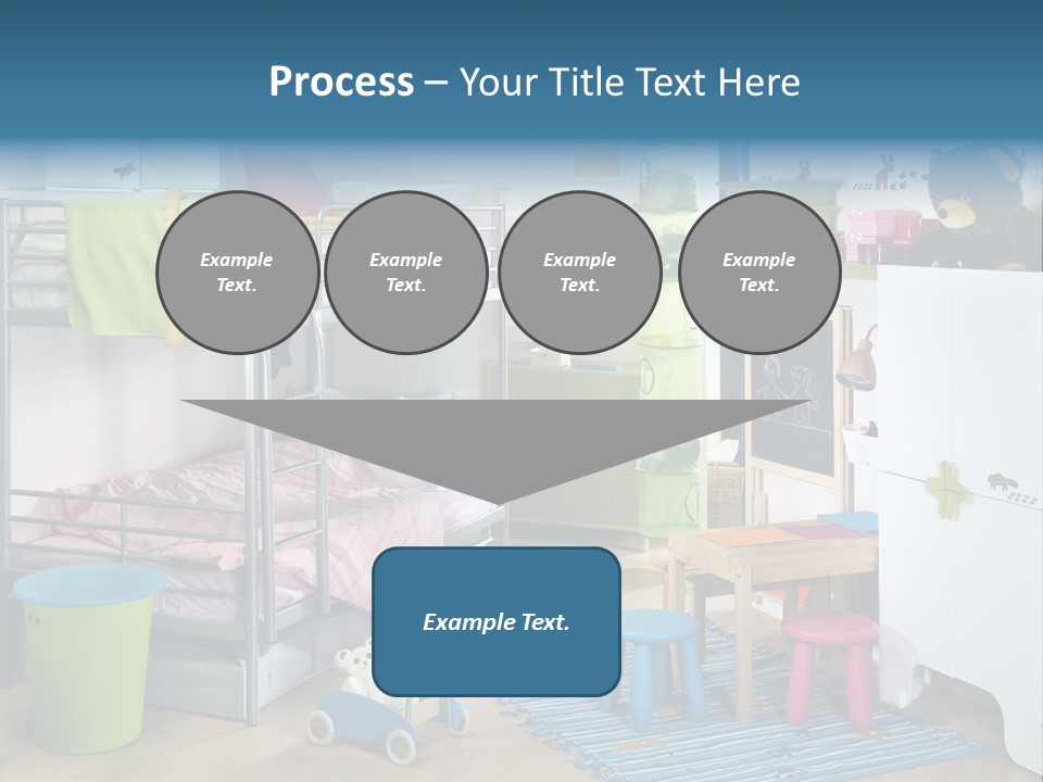 Interior Home Girl PowerPoint Template