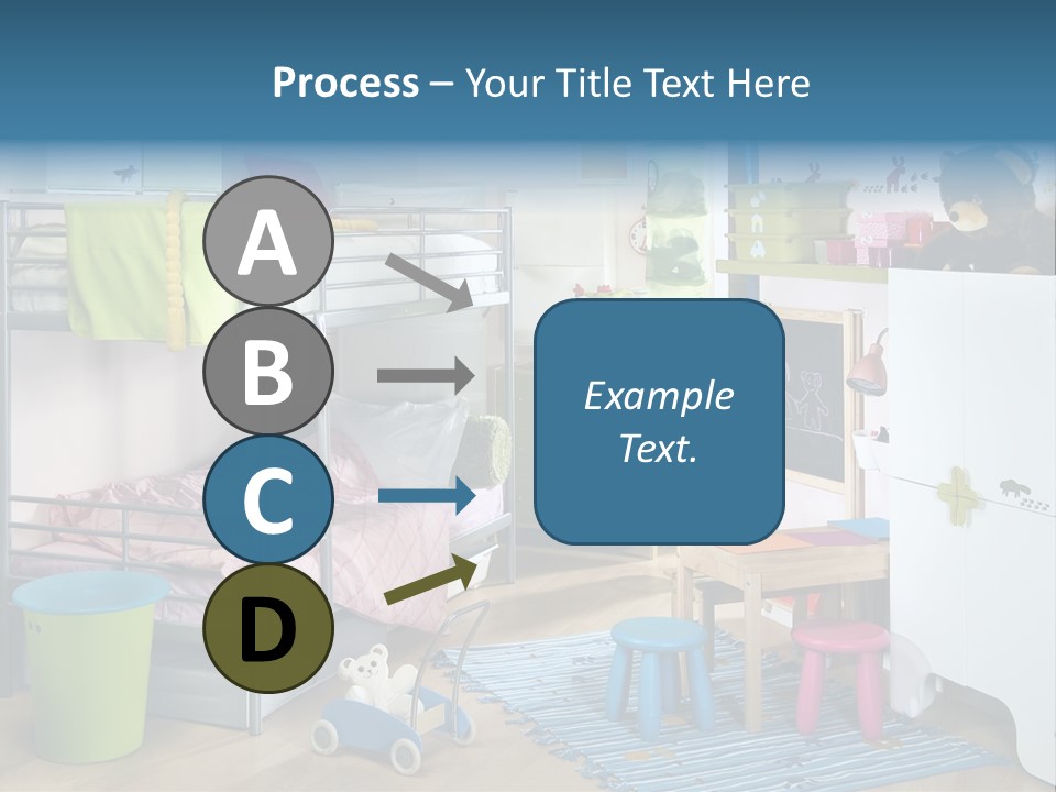 Interior Home Girl PowerPoint Template