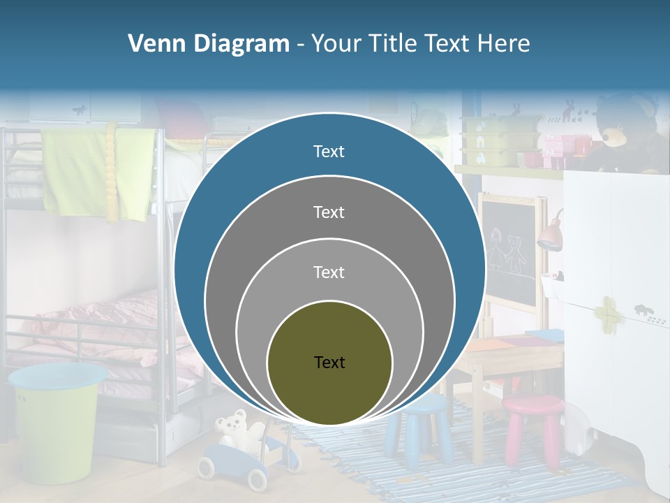 Interior Home Girl PowerPoint Template