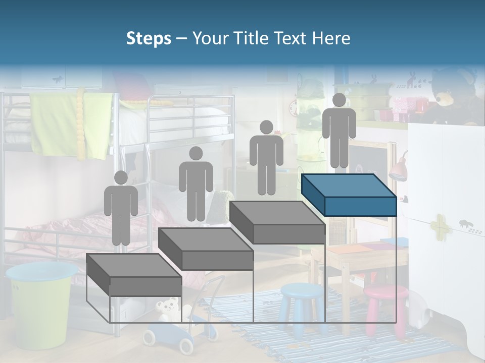 Interior Home Girl PowerPoint Template