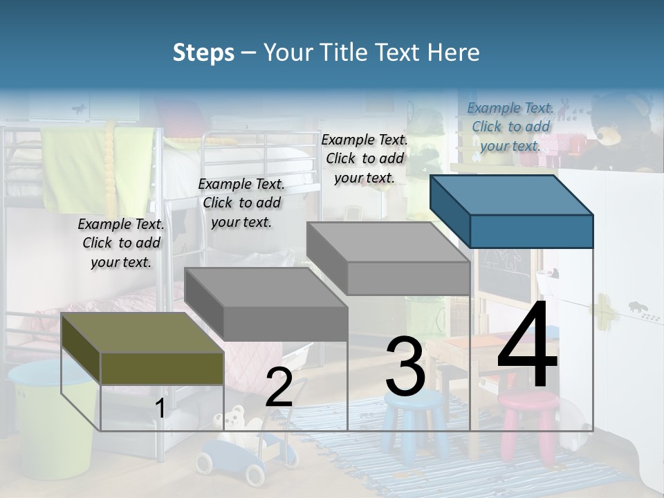 Interior Home Girl PowerPoint Template