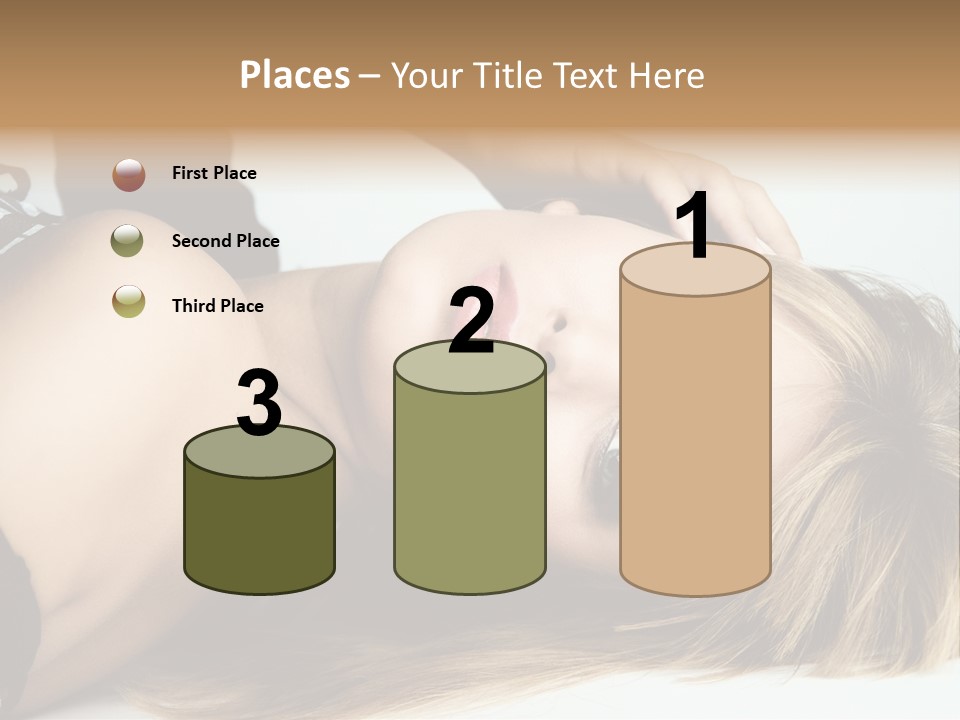 Portrait Woman Beauty PowerPoint Template