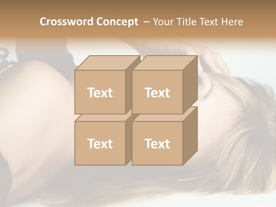 Portrait Woman Beauty PowerPoint Template