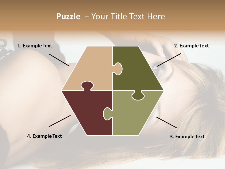 Portrait Woman Beauty PowerPoint Template