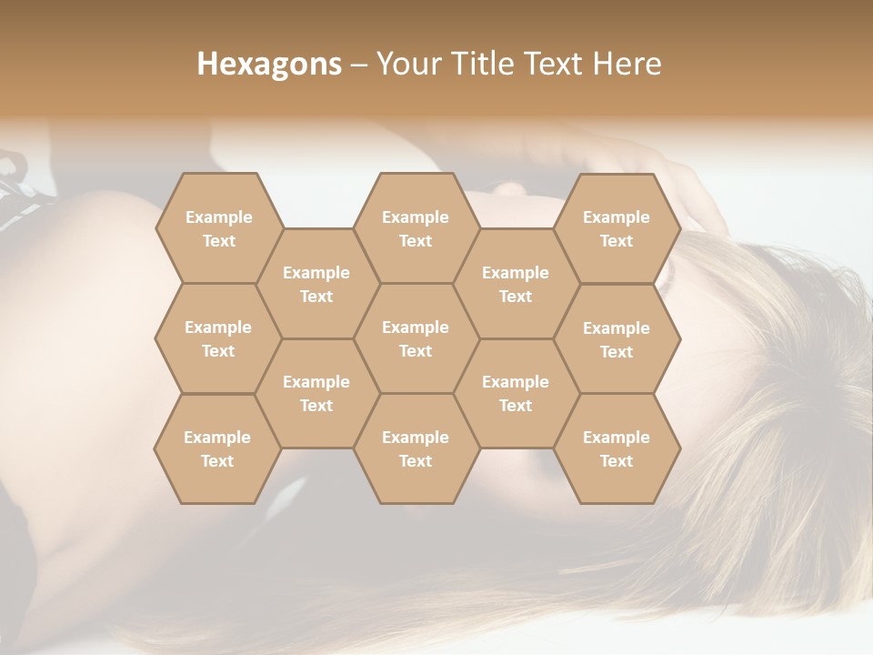 Portrait Woman Beauty PowerPoint Template