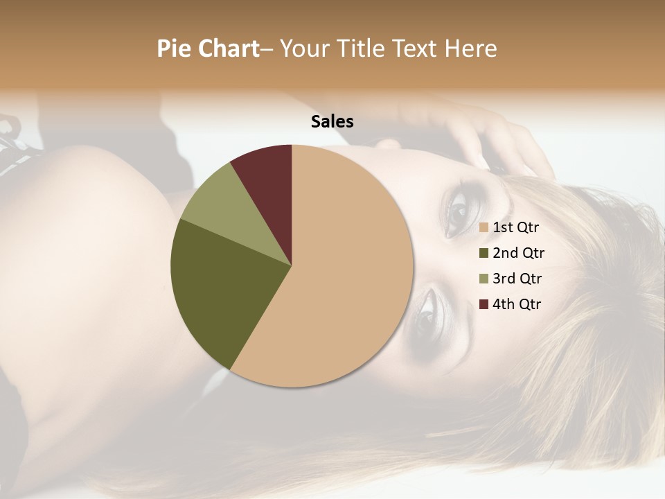 Portrait Woman Beauty PowerPoint Template