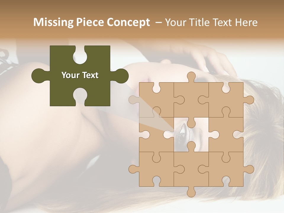 Portrait Woman Beauty PowerPoint Template