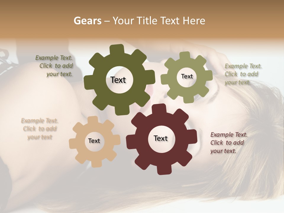 Portrait Woman Beauty PowerPoint Template