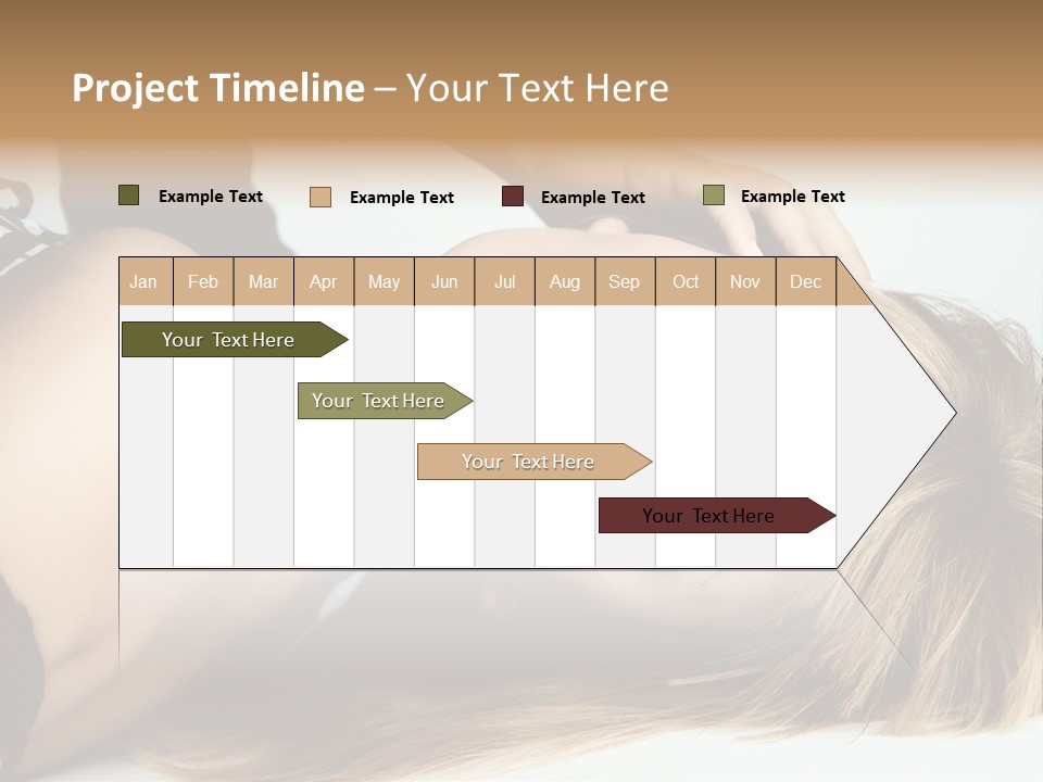 Portrait Woman Beauty PowerPoint Template