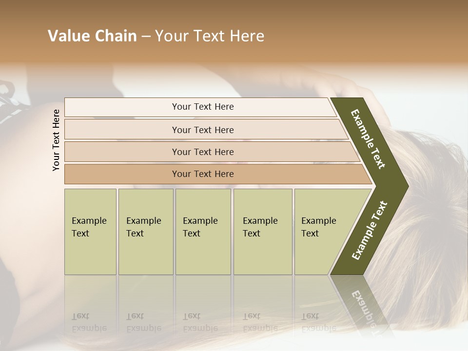 Portrait Woman Beauty PowerPoint Template