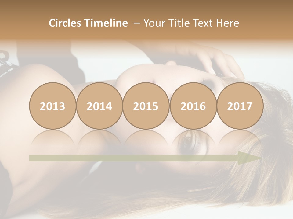 Portrait Woman Beauty PowerPoint Template