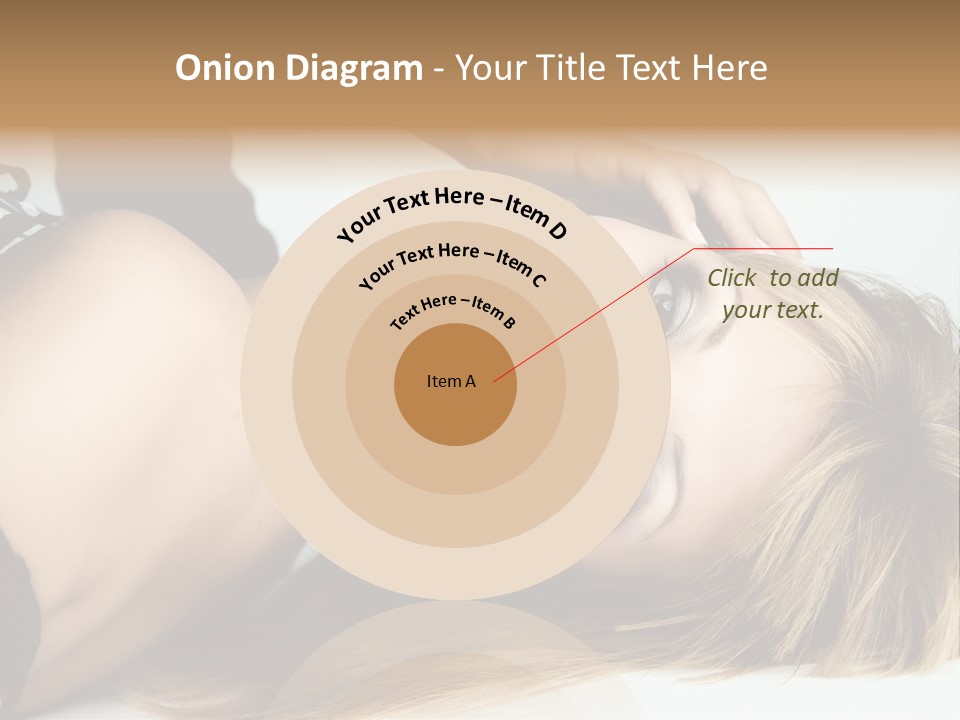 Portrait Woman Beauty PowerPoint Template