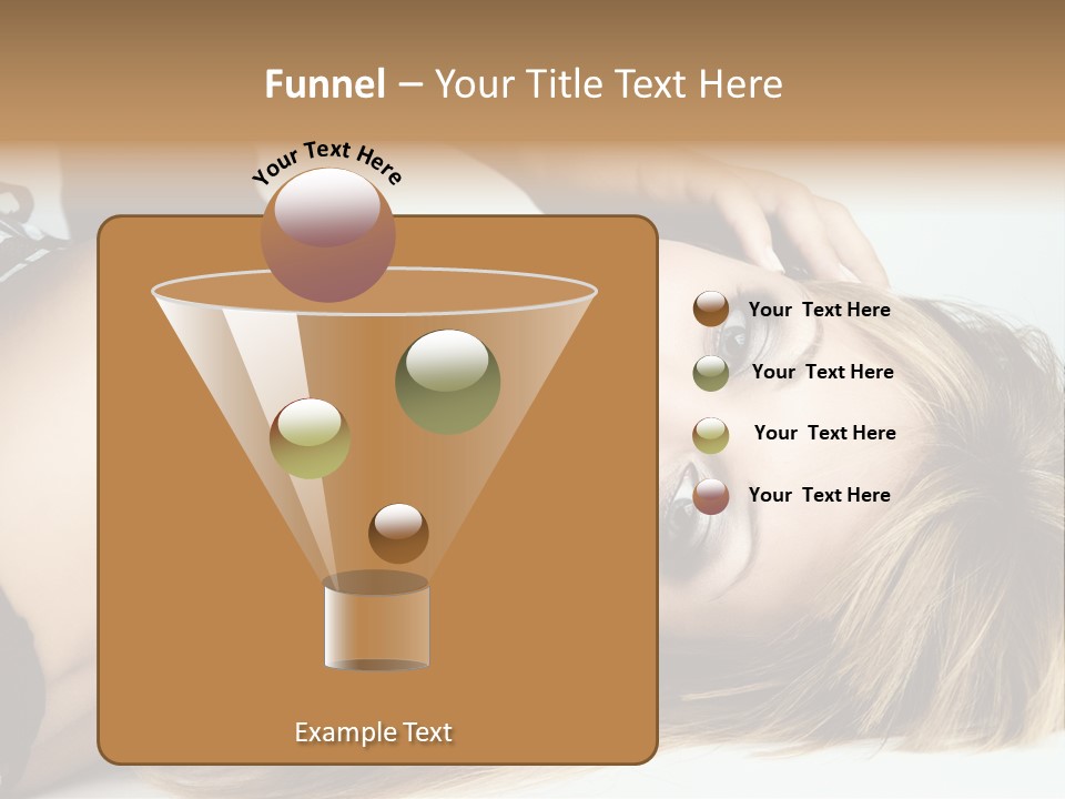 Portrait Woman Beauty PowerPoint Template