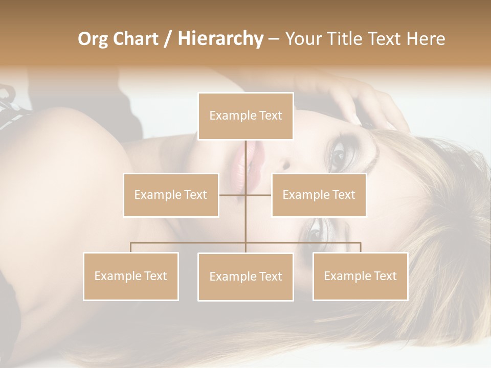 Portrait Woman Beauty PowerPoint Template