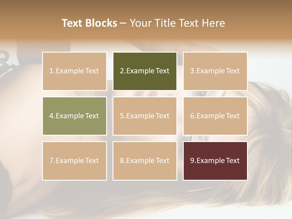 Portrait Woman Beauty PowerPoint Template