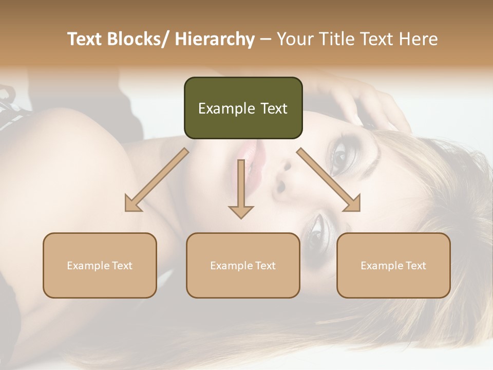 Portrait Woman Beauty PowerPoint Template