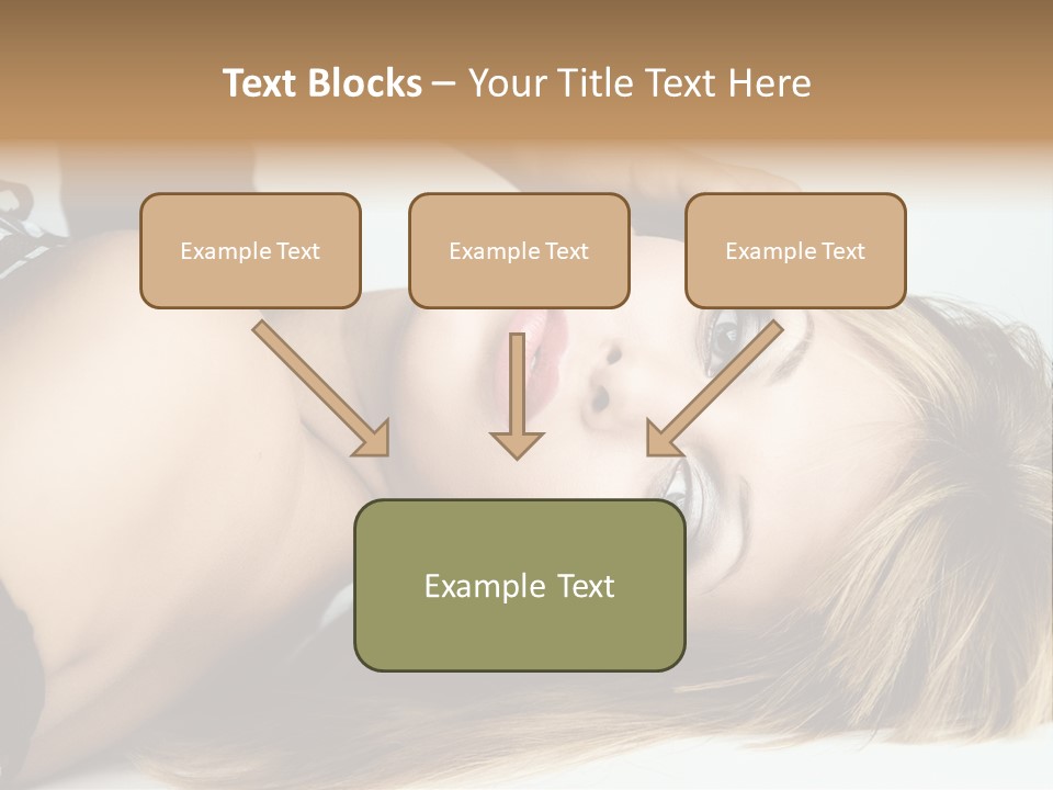 Portrait Woman Beauty PowerPoint Template