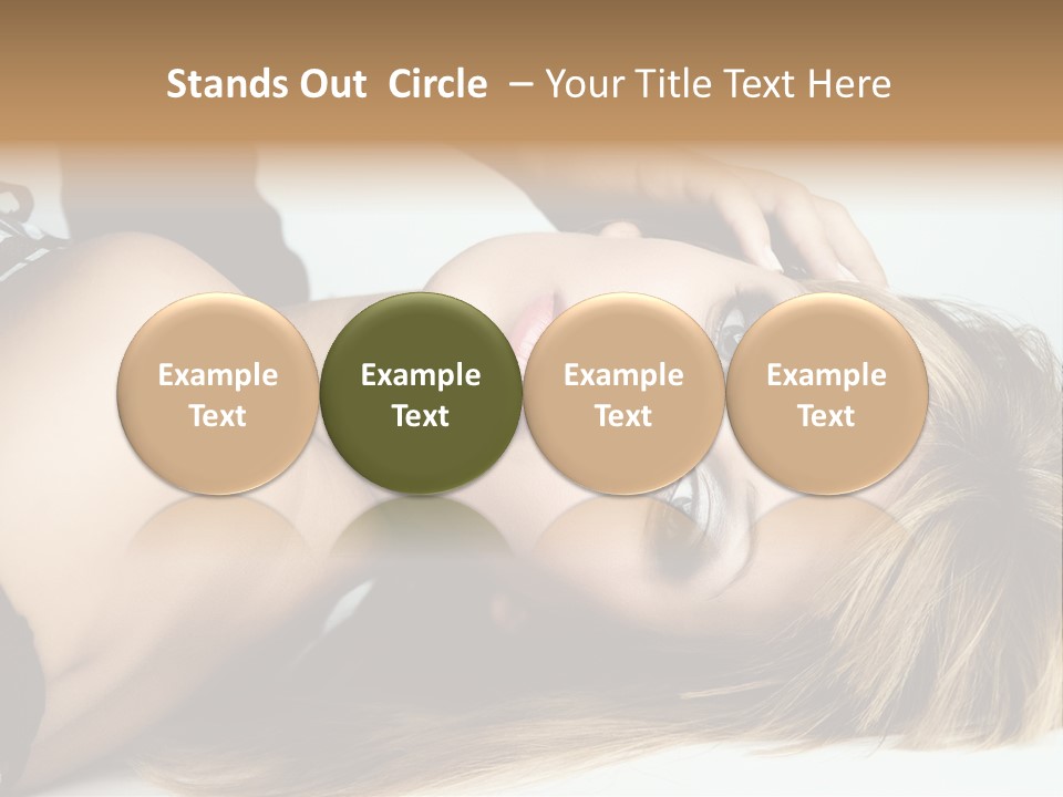 Portrait Woman Beauty PowerPoint Template