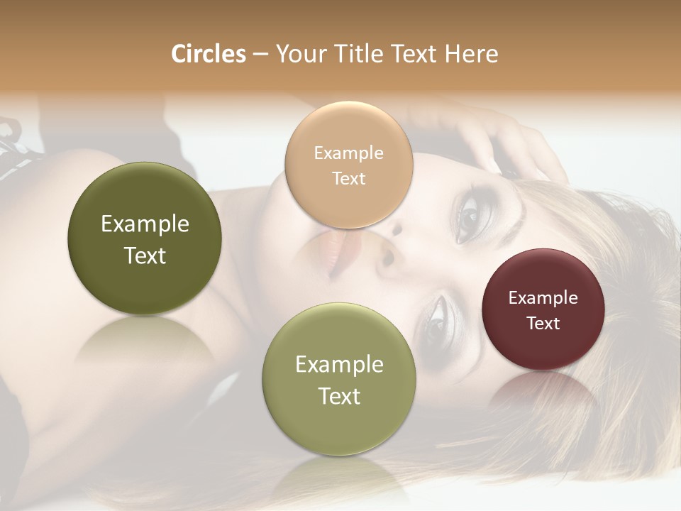 Portrait Woman Beauty PowerPoint Template