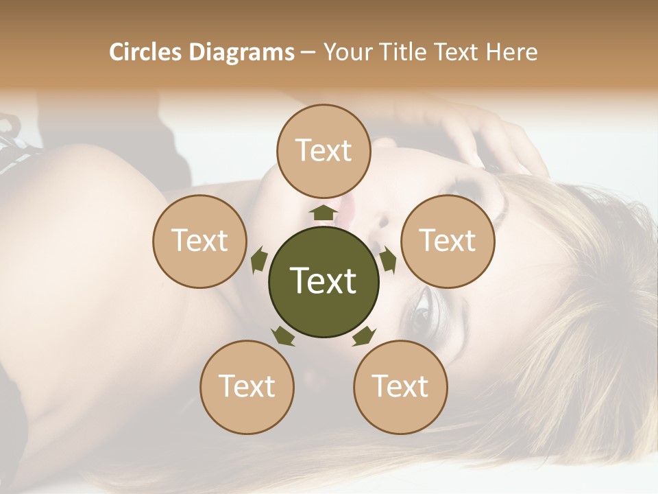 Portrait Woman Beauty PowerPoint Template