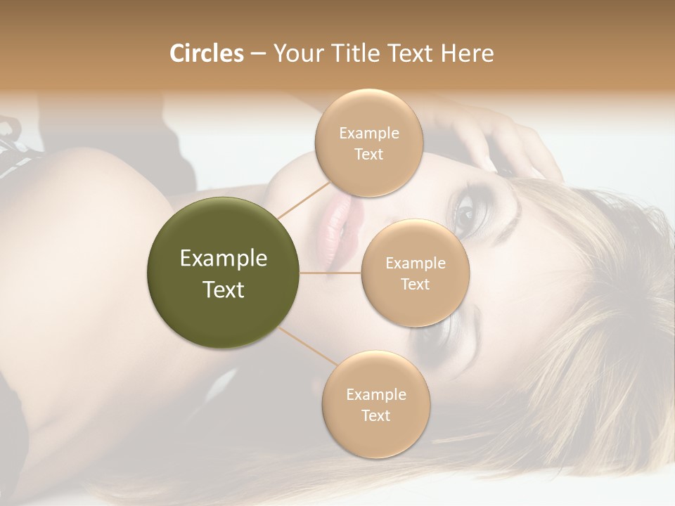 Portrait Woman Beauty PowerPoint Template