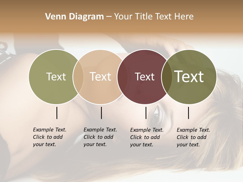 Portrait Woman Beauty PowerPoint Template