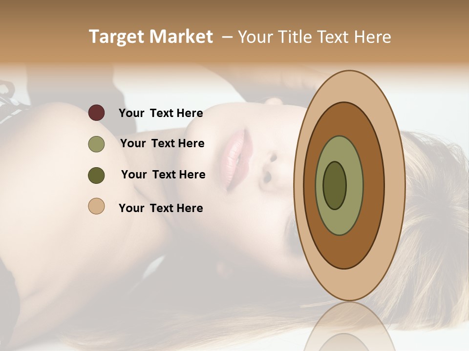 Portrait Woman Beauty PowerPoint Template