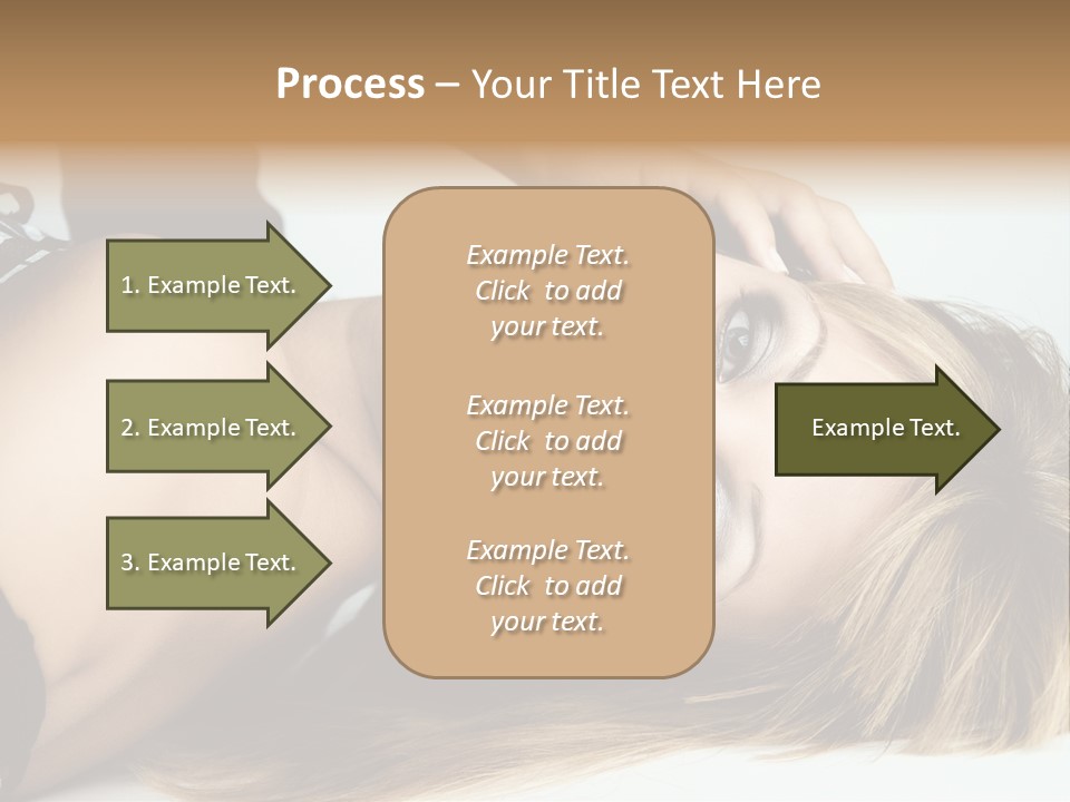 Portrait Woman Beauty PowerPoint Template