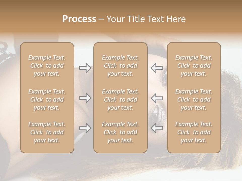 Portrait Woman Beauty PowerPoint Template
