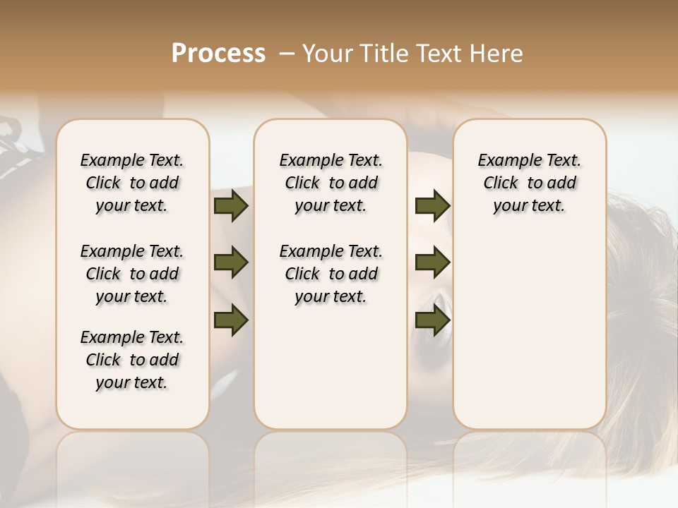 Portrait Woman Beauty PowerPoint Template