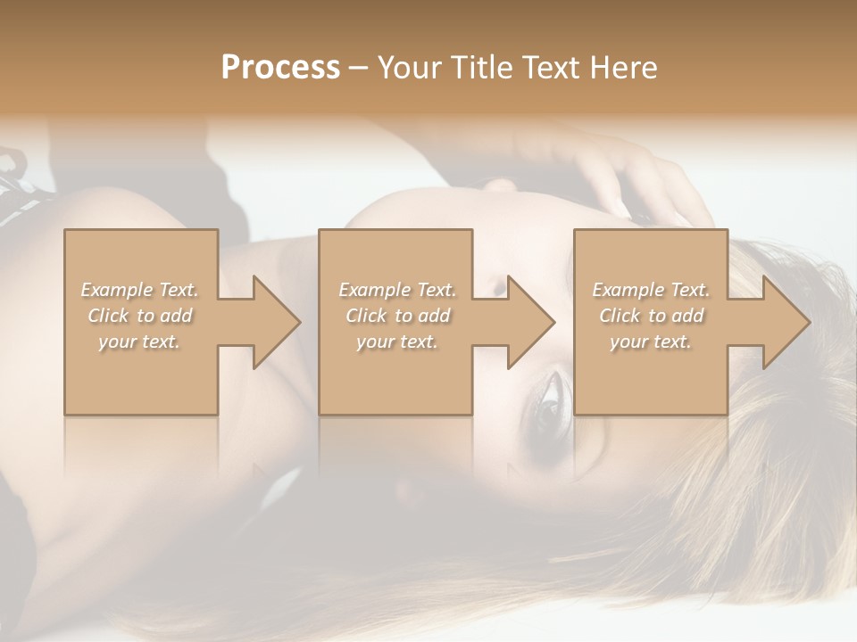 Portrait Woman Beauty PowerPoint Template