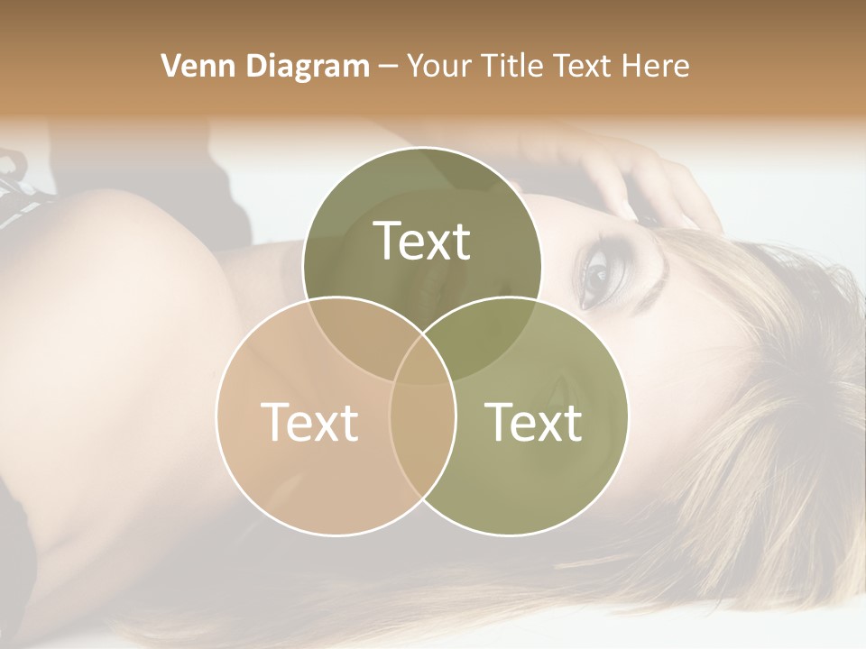 Portrait Woman Beauty PowerPoint Template